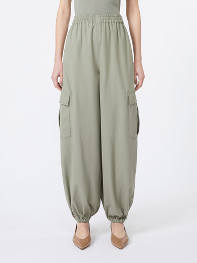 MAX MARA 25FW Cotton Loose Pants Women Picture Color 1136105106 20 | IT-40 New4