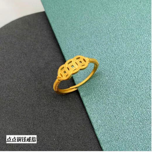 Money in Hand Ring Simulation Golden Ring Ring for Women, Time to Run Hand Jewelry Fashionable and Simple Gift for Girlfriend Money in Hand Ring