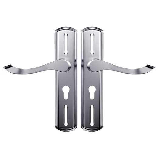 Huangchi Serrure de porte, porte de chambre, serrure de porte universelle en bois, serrure de porte de chambre, serrure de porte de chambre, taille réglable, aucun trou de modification, ensemble complet