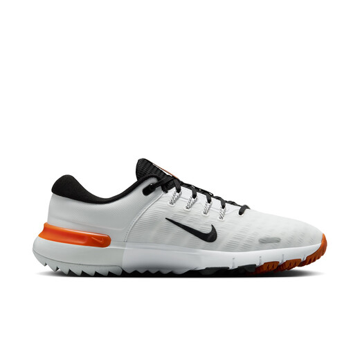 Nike men's and women's cushioning golf shoes for winter couples reflective sports NIKE FREE GOLF FN0332 103 white/black/eye-catching orange 38