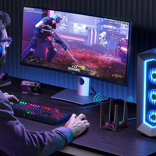 Wavlink Pro2 WiFi6 Wireless-Netzwerkkarte AX1800M Dual-Band 5G Gigabit E-Sport USB Wireless-Netzwerkkarte, treiberfreier Desktop-Notebook-Wireless-WLAN-Empfänger-Sender