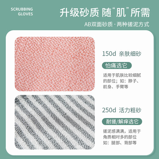 Germany 2025 Northeastern old-fashioned bath towel thick and powerful rub mud and gray men's special bath towel rub bath artifact hand Nordic gray thick and fine double sand