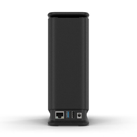 Jispace Private Cloud Q2C 2T dual-bay NAS smart AI entertainment audio-visual office network storage server (built-in 1 Coolhawk 2TB hard drive) ink black no installation required