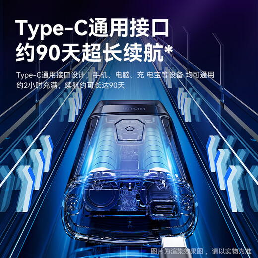 Qiman whitening device shaved head artifact shaved head hair clipper razor reciprocating razor self-service barber shop hair salon special oil head gradient electric hair clipper QM6500 gradient blue