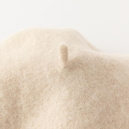 DAVE&BELLA girls' hats, stylish children's berets, wool, medium and large children's pullover hats, autumn and winter new children's hats, warm hats, off-white, in stock 50 (recommended hat circumference is about 48-50cm)