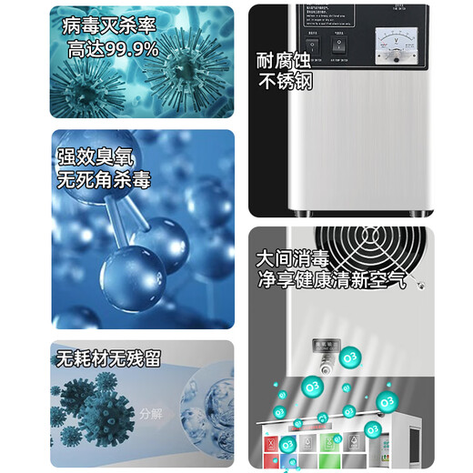 Aijenu Auto Repair 4S Shop Ozone Disinfection Machine Oxygen Machine Air Purification, Sterilization, Odor Removal, Formaldehyde Benzene Generator Roller Model Car Special (Upgraded Long Battery Life)