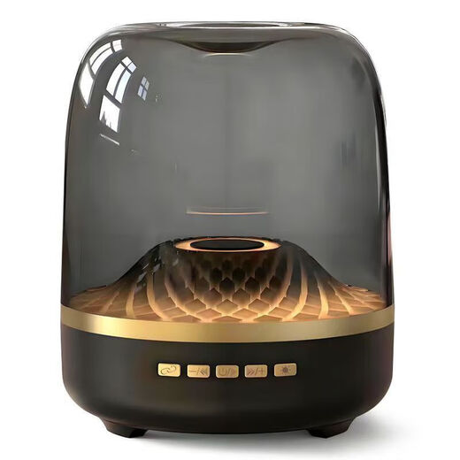 Huaqiangbei Harman's top-of-the-line sixth-generation wireless Bluetooth speaker with glass, 6th generation home desktop car audio, Dolby-level sound quality + Harman glass sixth generation glass sound quality + colorful lighting effects