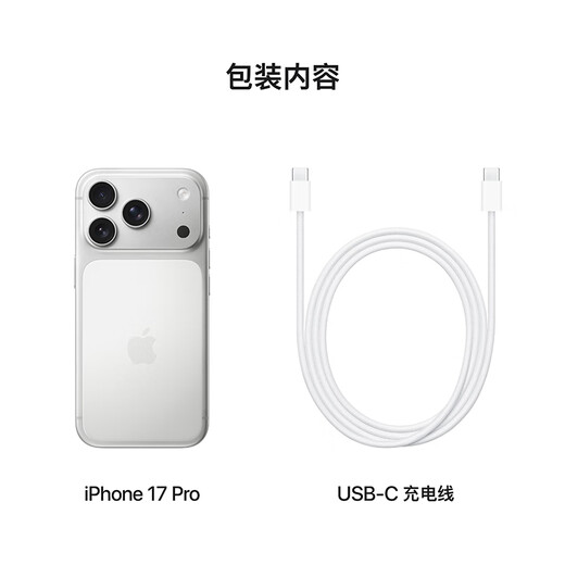 Apple/Apple iPhone 17 Pro 256GB Silver Supports China Unicom and China Telecom 5G Dual SIM Dual Standby Mobile Phone Voucher