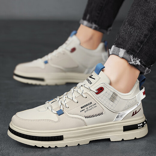 Warrior men's shoes new casual shoes men's outdoor versatile sports sneakers 1065 meters/khaki 42