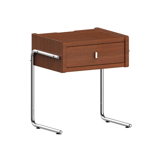 MUU Nachttisch aus massivem Holz, kleiner Schrank im antiken Stil, Aufbewahrung im Schlafzimmer zu Hause, Nachttisch mit Retro-Aufbewahrung, Ono-Nachttisch