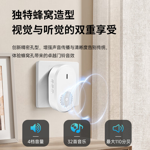Senhongyuan A290 elderly pager home elderly hospital bedside pager one-touch emergency call bell smart home wireless doorbell two bells