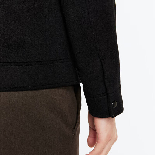 Jiumuwang Men's Jacket Men's Autumn and Winter Quality Wool Warm and Comfortable Lapel Business Jacket for Men