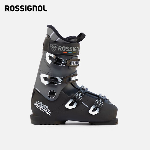 ROSSIGNOL25/26 New Golden Rooster Professional Men's Ski Shoes SPEED 80 HV+ Double Snowshoes Professional Ski Equipment Black 41 (265mm)