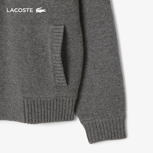 LACOSTE French crocodile men's 25 new autumn fashion versatile sweater cardigan jacket | AH5170 050/dark gray S 3