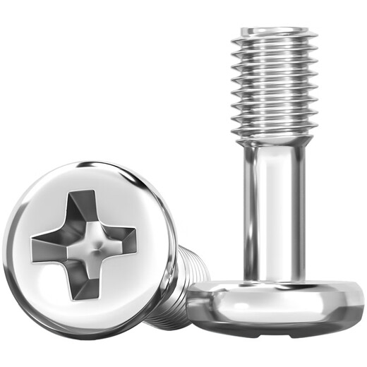 Tianzhuo Hardware 304 stainless steel pan head cross-type screws round head screws half-thread bolts M3M4M5M6mm --- Size can be customized Contact customer service ---