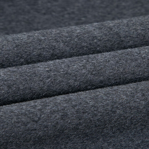 MONTAGUT French Cashmere Jacket Men's Middle-aged Business Casual Solid Color Wool Wool Short Autumn and Winter Dad Jacket Gray L 170/88A