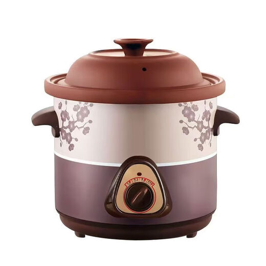 Electric stew pot, steamer, electric cooking pot, stew pot, casserole pot, stew and steam, all-in-one food supplement pot, stew soup cup, electric stew pot, electric casserole pot, stew pot, stew water-proof porridge, multifunctional red porcelain electric stew pot 4.5L