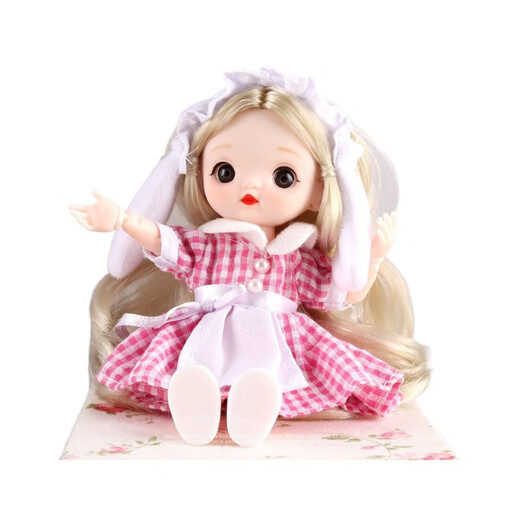Shantou Lincun Lolifen 15CM doll princess children's toy birthday gift 5012 B style purple overalls