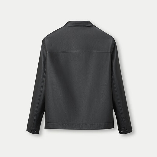 HLA Heilan Home Jacket Men's 25 Fashion Pattern PU Leather and Velvet Warm Commuting Jacket Men's Winter