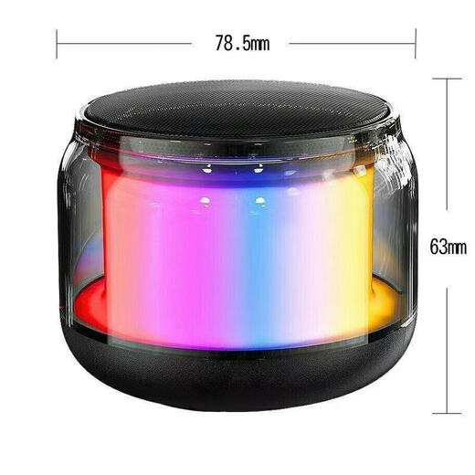 Shell Mok Portable Bluetooth Speaker Mini Small Speaker Wireless Portable High Quality Outdoor Car Home Colorful Subwoofer Small Speaker Upgraded Version - Colorful Light + Compact Mini + Multi-mode Buy 2 pieces and can be connected in series
