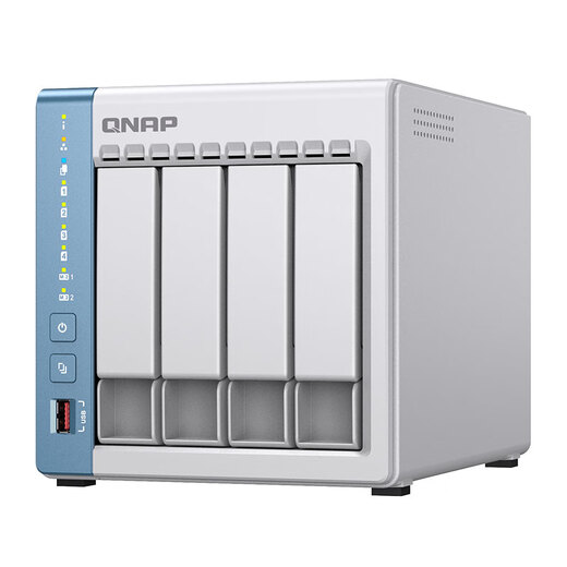 QNAP TS-464C 16T capacity four-bay home network storage server built-in dual M.2 slot NAS personal private cloud (including hard drive 8T*2)