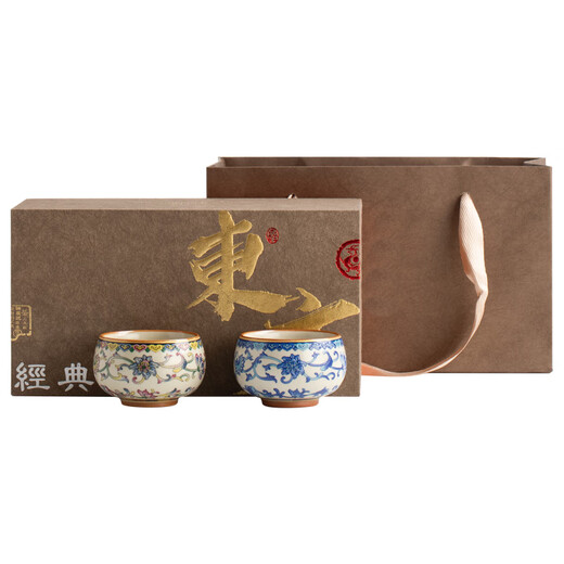 Xinyu Li Ru Kiln Tea Cup Ceramic Master Cup Personal High-end Souvenir Father's Birthday Gift Men's and Women's Souvenirs