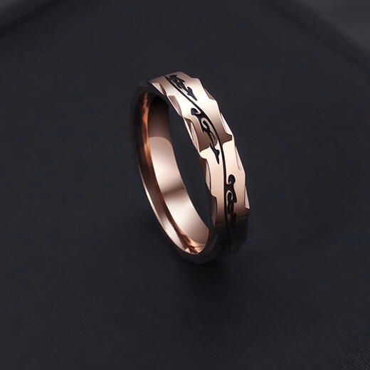 MZMZ dragon pattern platinum ring men's pt950 platinum tail ring couple accessories Valentine's Day birthday gift for boyfriend and husband when/next day delivery - light luxury dragon pattern ring (white gold)