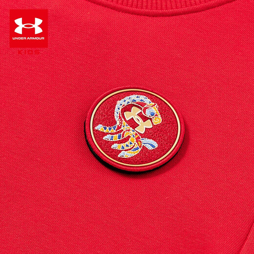 Under Armor New Year Series New Children's Sweaters for Boys and Girls Sports and Casual Round Neck Pullover Sweaters 254303554