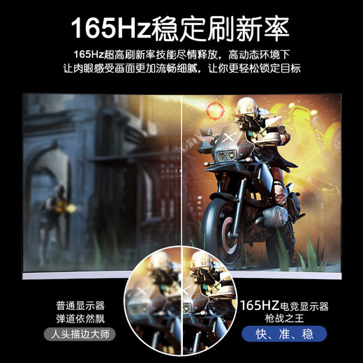 JD Logistics Moniteur à brosse haute 27 pouces 1k 100 Hz IPS LCD rapide e-sports 1 ms matériel moniteur de jeu de bureau à domicile à faible lumière bleue 24 pouces/100 Hz/écran droit/yahei