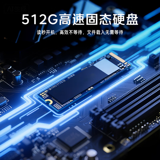 RICRSS RICRSS commercial office desktop computer host (A10-9700 16G 512G dual-band WIFI)