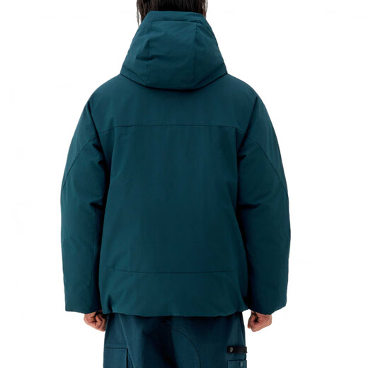 KOLON SPORT Fishing Warm Solid Color Classic Long Sleeve Down Jacket Men's Charcoal M