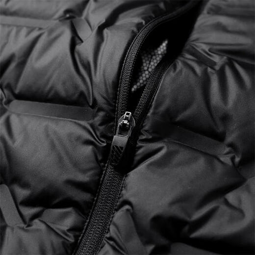 Mizuno extérieur doudoune hommes automne et hiver à capuche épaule demi-manche léger polyvalent gilet coupe-vent veste chaude bleu foncé XL