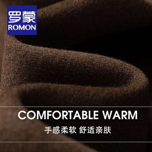 ROMON double-sided woolen wool coat for men, autumn and winter new business casual mid-length woolen woolen windbreaker men's coat, gray green 66.3% sheep wool XL size/recommended (140-155Jin Jin is equal to about 0.5 kg)