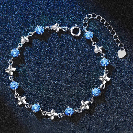 MZMZ Lucky Four Leaf Clover Platinum Bracelet for Women PT950 Platinum Bracelet Bracelet Jewelry Valentine's Day Birthday Gift for Girlfriend Same Day Delivery - Light Luxury Bracelet Pure White