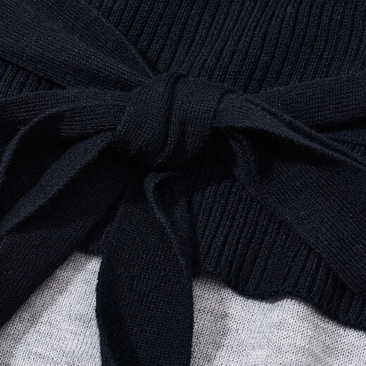 CHOCOOLATE it women's pure cotton sweater women's design knitted two-piece set for women 2025 autumn and winter strap waist chic top beige color two-piece set one size