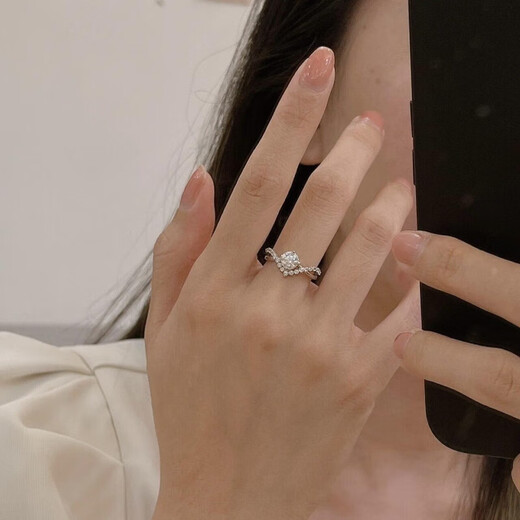 New fashionable and popular style ring men's high version live adjustable ring women's model