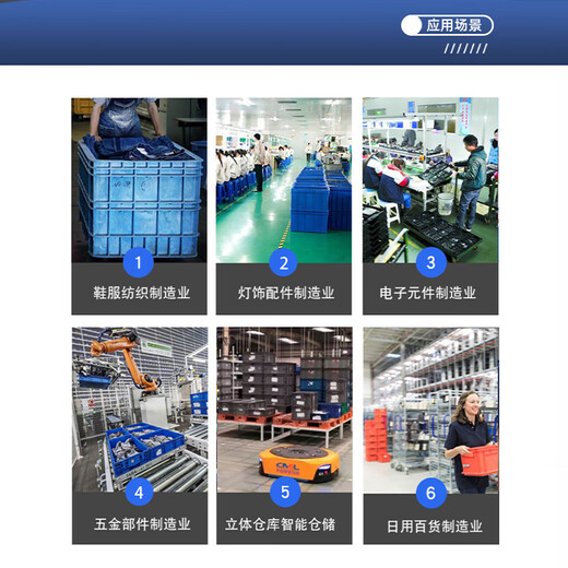 JINLI Boîte de chiffre d'affaires standard européenne UE 300 * 200 * 120 / sans couvercle boîte logistique épaisse grise boîte de pièces automobiles boîte de stockage et d'organisation industrielle boîte en plastique