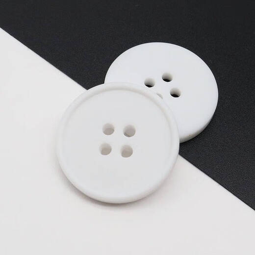 Fantasy coat buttons men and women resin suit white coat button white coat chef nurse uniform windbreaker orange 2112 matte white 10 pieces 30mm