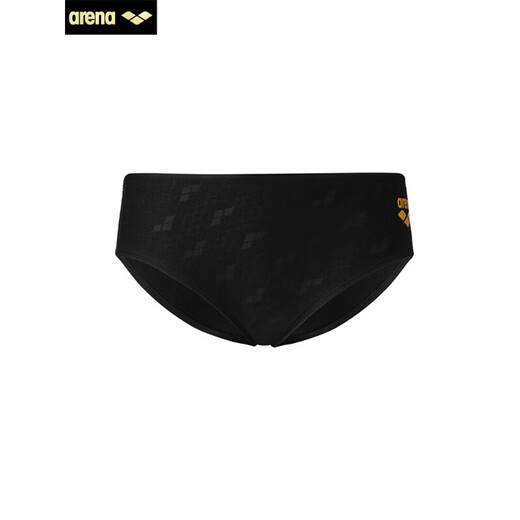 阿瑞娜（arena）男士抗氯速干泳裤弹力舒适防尴尬 黑色 L (175) 身高172-180/体重65-78