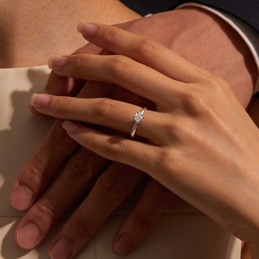 DR Spot Snow Heart Mark Proposal Diamond Ring Platinum Ring BELIEVE Classic Diamond Anniversary Holiday Gift 75 Users’ Choice * Spot Sparkling 10 Points F Color VS2