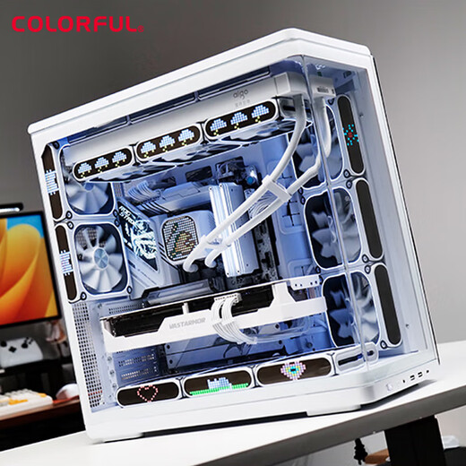 Colorful Ultra 285K RTX5090D/5080 Vulcan flagship graphics card gaming desktop overclocking e-sports Ai computing host DIY assembly machine computer complete machine 285K+RTX5090D v2丨水神白