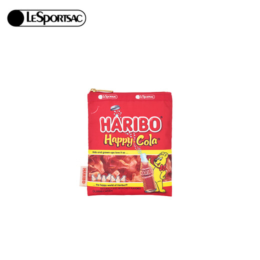 LeSportsac HARIBO Cute Gummy Bear Portable Storage Bag Clutch Bag Fashion Bag Women's Bag Happy Coke