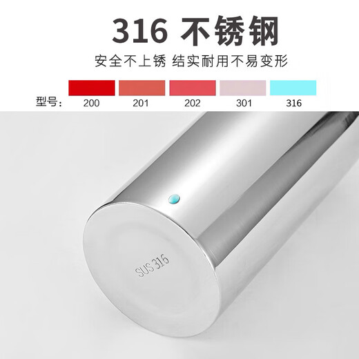 Snake wine bottle 316 stainless steel portable 1-5 Jin Jin equals 0.5 kg. Liquor cylindrical wine bottle empty bottle home car 1 Jin Jin equals 0.5 kg 316 stainless steel cylindrical wine bottle 500ml