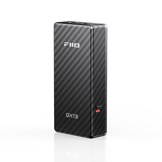 FiiO QX13 Portable HiFi Android Pingguo DSD Hard Decoder Mobile Phone Tablet Amplifier Computer Sound Card Black (Carbon Fiber Version)