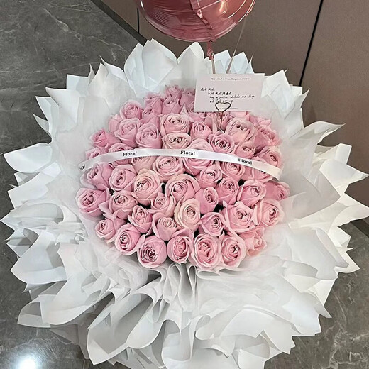 Everlasting flower rose bouquet doll hug bucket for girlfriend and best friend simulated soap flower birthday gift Yunshu Acacia 21 hug bucket + balloons