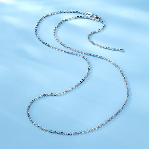 Luxury beads pt950 platinum necklace light luxury niche high-end platinum chain temperament girl birthday gift jewelry for girlfriend 3.43g-45cm