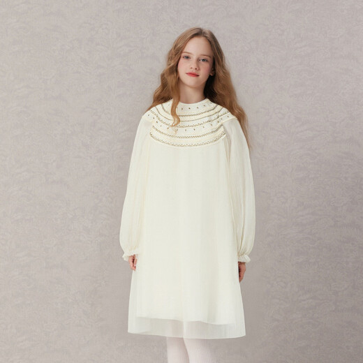 DEESHA Children's Clothing Girls' Velvet Dress 2025 Winter Girls Mesh Princess Dress Dress