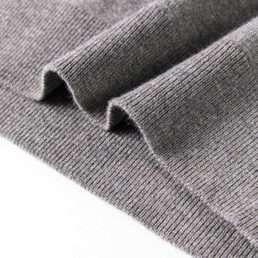 Shanshan (FIRS) 100% sheep wool sweater men's autumn and winter thickened warm semi-worsted easy-care business casual sweater