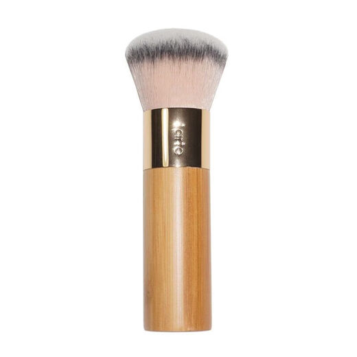 Tarte Portable Loose Powder Brush, Powder Brush, Soft-bristled Powder Brush, Bamboo Handle, Full Face Makeup Makeup Brush, 0 Count, Man-made Fiber