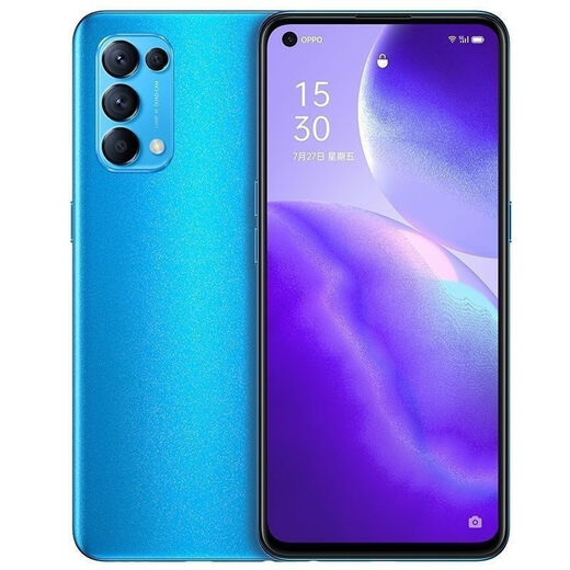 OPPO mobile phone RENO5 mobile phone 12+256g high configuration 5g high value communication for students special price Galaxy into the dream 12+256GB x 5G full network x standard x3